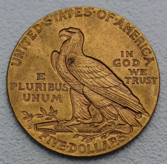 10 USD Indian-Head Eagle Rückseite